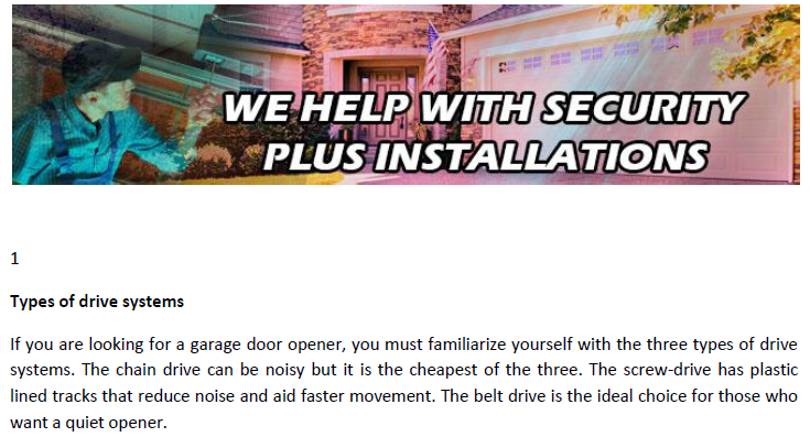 Tips on Garage Door Opener - Garage Door Repair Watauga